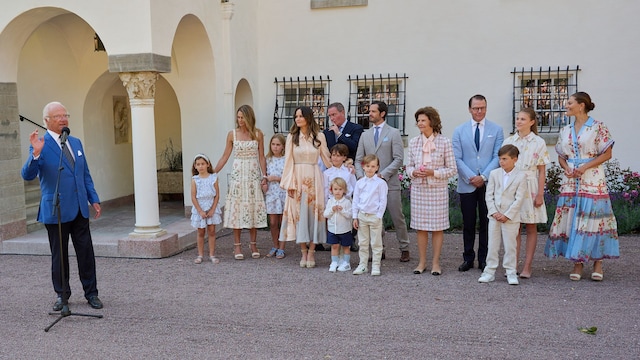 2024-07-14  BORGHOLM   SWEDEN 
Royal Swedish Family
Crown Princess Victoria s 47th birthday is traditionally celebrated at Solliden, the royal summer palace on Oeland in southern Sweden
PHOTO:STEFAN LINDBLOM/Stellapictures
COPYRIGHT:  STELLA PICTURES