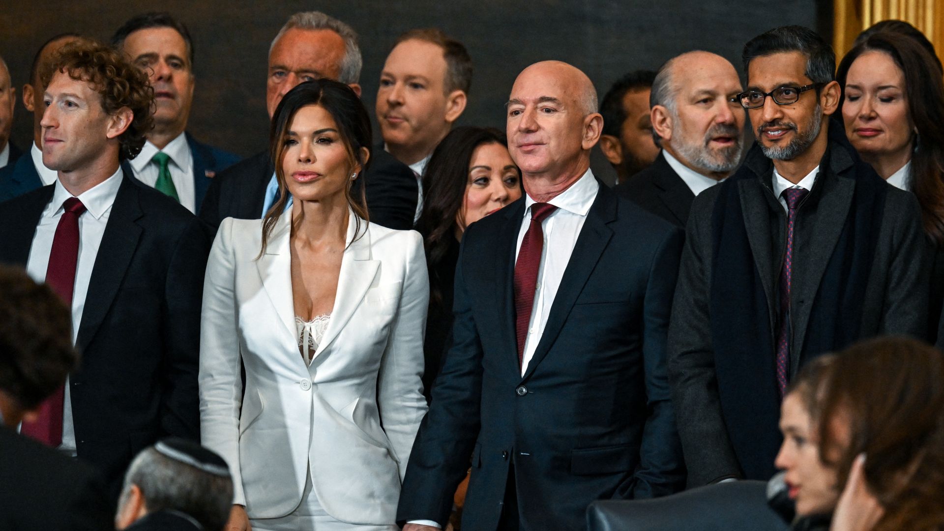 De Elon Musk a Jeff Bezos y Lauren Sánchez: todos los invitados a la toma de posesión