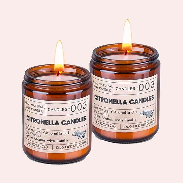 Grandes Velas de Citronela de SUPERSUN