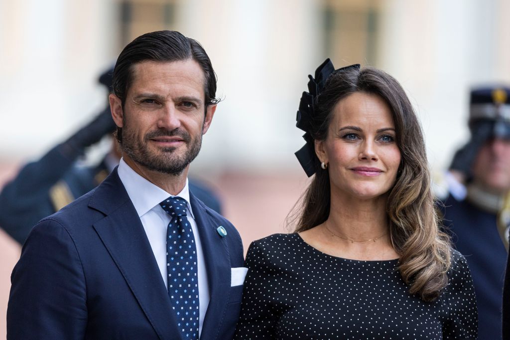 Carlos Felipe y Sofia Cristina de Suecia en la apertura del Parlamento sueco