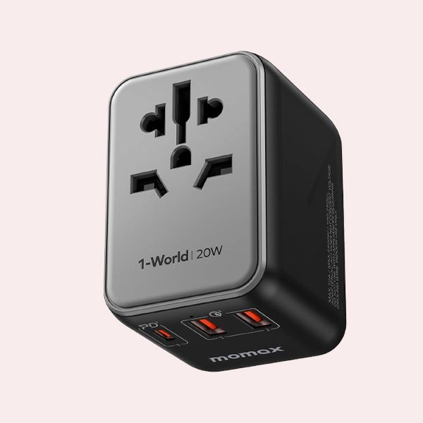 MOMAX Adaptador Enchufe Universal, 20W